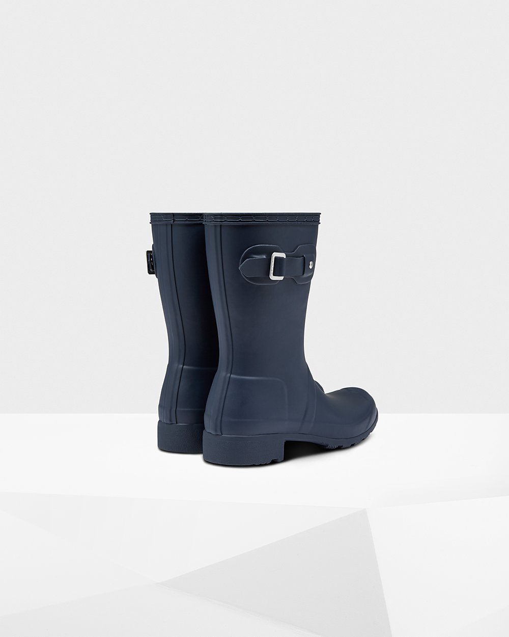 Galochas Curtas Hunter Feminina Azul Marinho - Original Tour Foldable - 47ODCYKJM